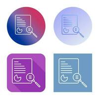 Unique Case Study Vector Icon