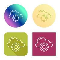 Cloud Computing Vector Icon