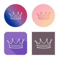 King Crown Vector Icon