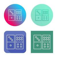 Domino Game Vector Icon