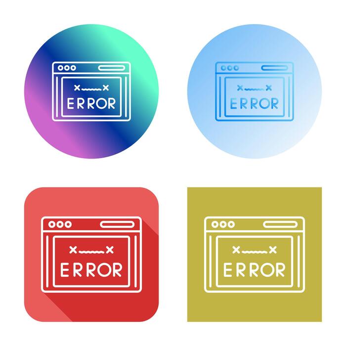 Error Sign Icon Vector Art, Icons, and Graphics for Free Download