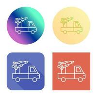 Missile Truck Vector Icon