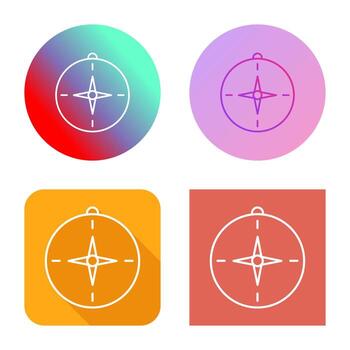 icono de vector de brújula