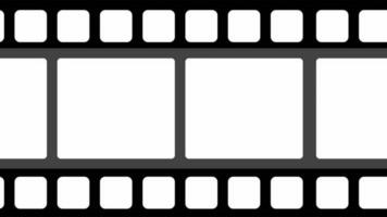 camera roll animation negative film video