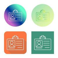 Id Card Vector Icon