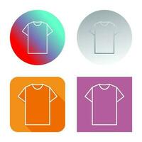 Plain T Shirt Vector Icon