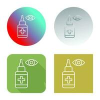 Eye Drop Vector Icon