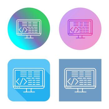 Coding Vector Icon