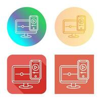 icono de vector sensible