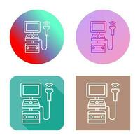 Ultrasound Machine Vector Icon