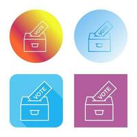 Casting Vote Vector Icon