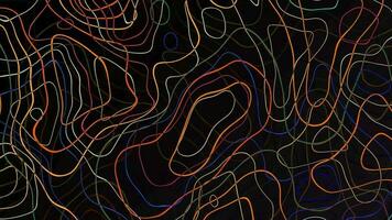 abstract background with line wave video