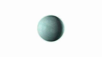 planet Uranus animated video