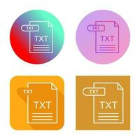 TXT Vector Icon