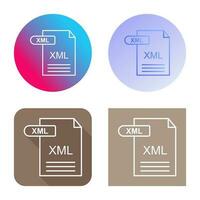 XML Vector Icon