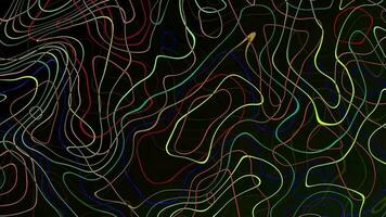 abstract background with line wave video