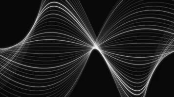 particle ribbon line, geometric line animation on white background video