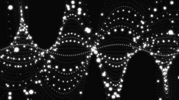 particle ribbon line, geometric line animation on white background video