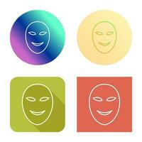 Ancient Face Mask Vector Icon