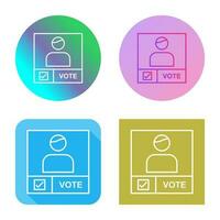 Candidate Banner Vector Icon