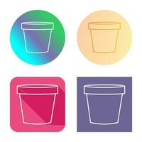 Plant Pot Vector Icon