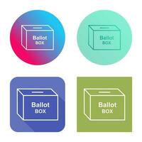 Ballot Box Vector Icon