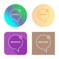 Message Bubbles Vector Icon