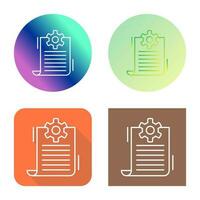 Content Management Vector Icon