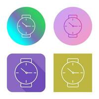 icono de vector de reloj de pulsera