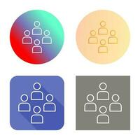 Network Group Vector Icon