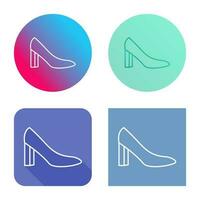 icono de vector de tacones