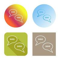 Conversation Bubbles Vector Icon