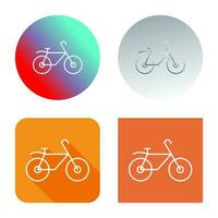 icono de vector de bicicleta