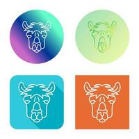 Alpaca Vector Icon