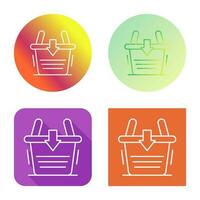 Add To Basket Vector Icon