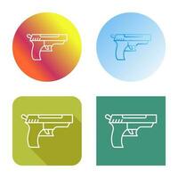 icono de vector de pistola