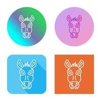 Donkey Vector Icon