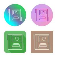 Wedding Album Vector Icon