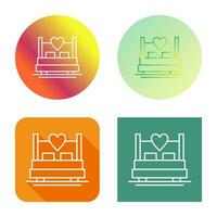 Double Bed Vector Icon