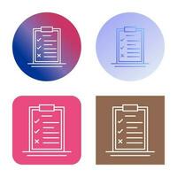 Checklist Vector Icon