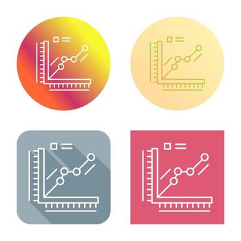 icono de vector de gráfico