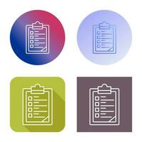 Clipboard Vector Icon