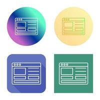 Web Design Vector Icon