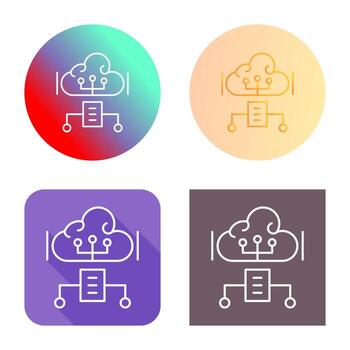 Cloud Computing Vector Icon