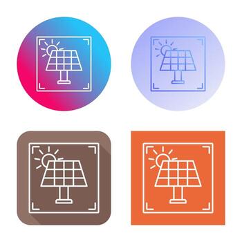 icono de vector de panel