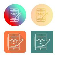 Online Course Vector Icon