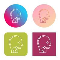 Throat Cancer Vector Icon