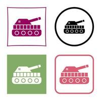 icono de vector de tanque