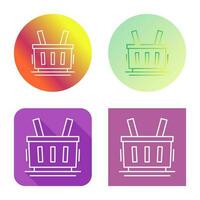 Shopping Basket Vector Icon