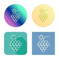 Grapes Vector Icon